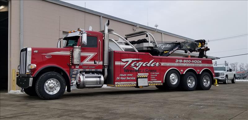 Tegeler Wrecker & Crane - Cedar Rapids, IA